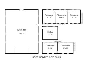 Hope Center Site Plan